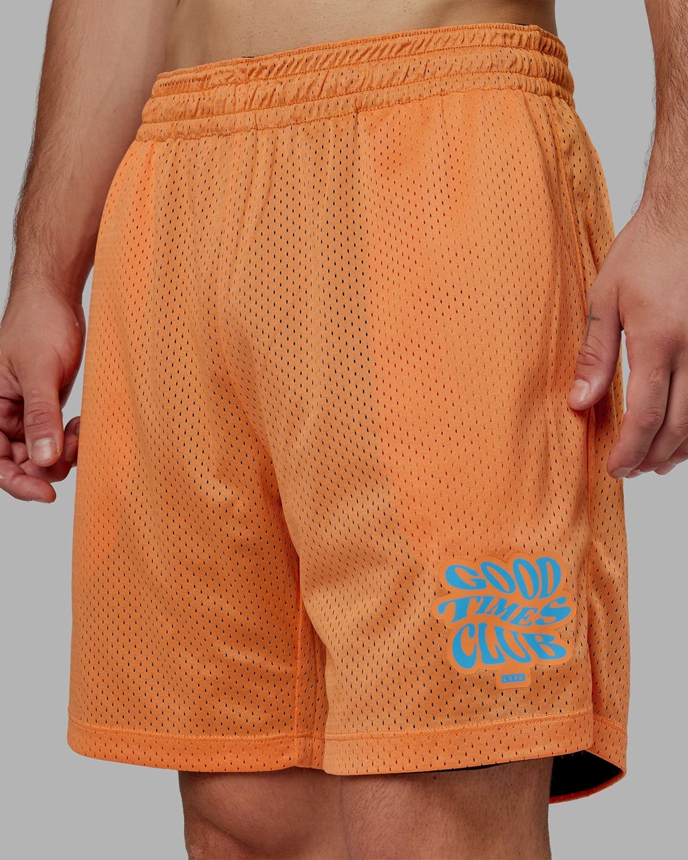 Black / Tangerine LSKD Hyper Reversible Basketball Short | FK1972630