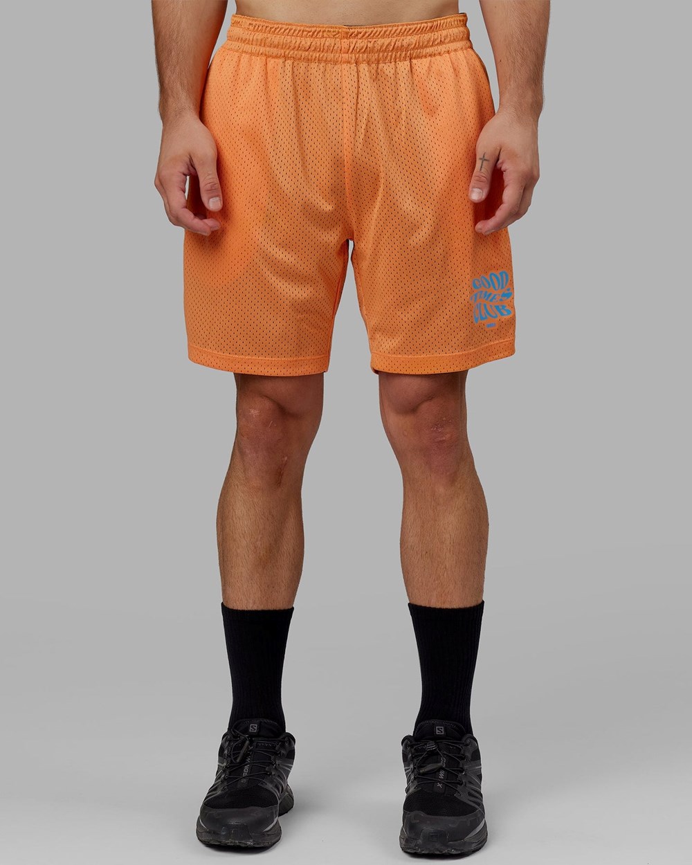 Black / Tangerine LSKD Hyper Reversible Basketball Short | FK1972630