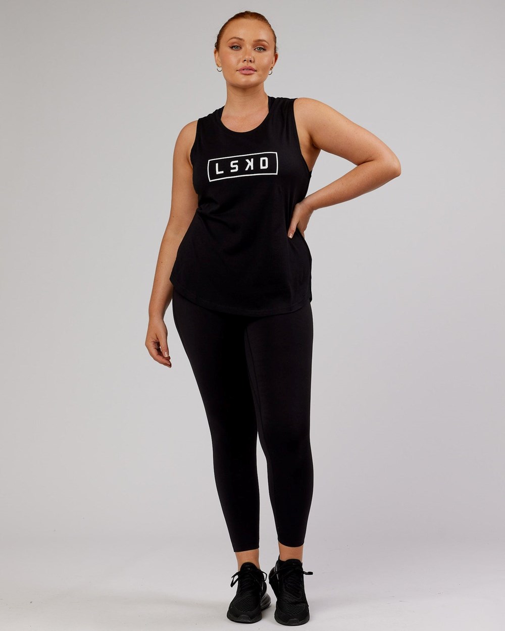 Black / White LSKD Luna Tank | WA8102643