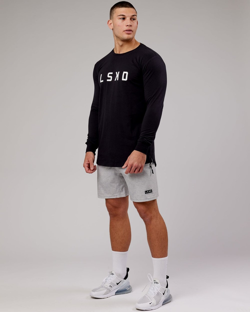 Black / White LSKD Power FLXDRY LS Tee | IN7092465