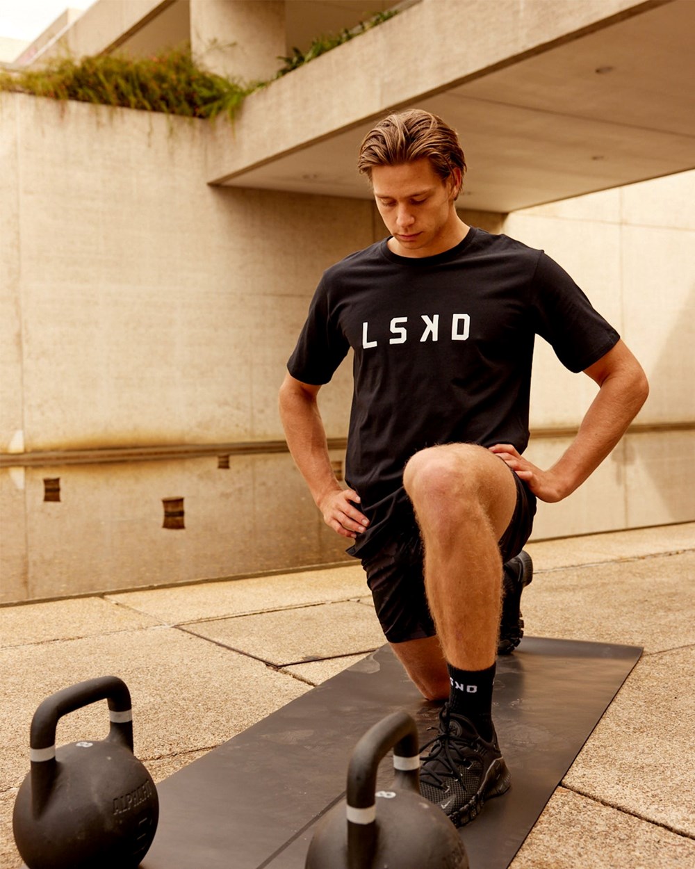 Black / White LSKD Power FLXDRY Tee | AW1230684