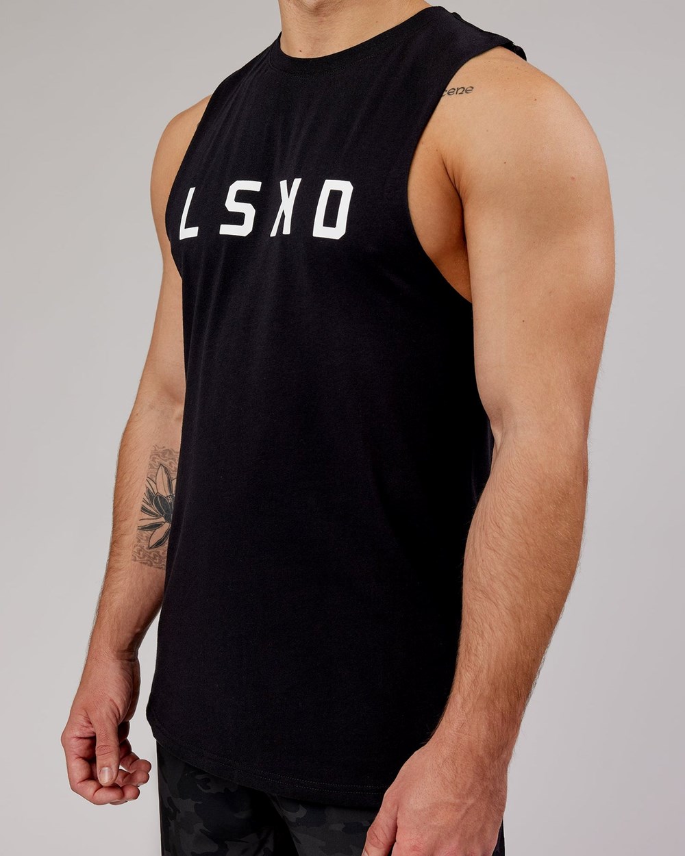 Black / White LSKD Power FLXDRY Training Fit Tank | MT2683194