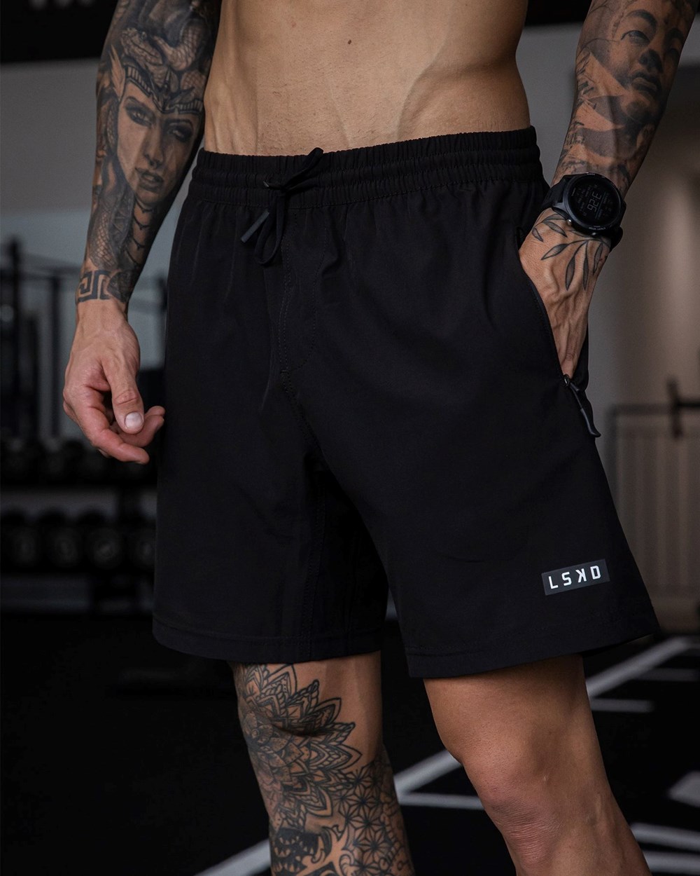 Black / White LSKD Rep 7'' Performance Short | BF3058762