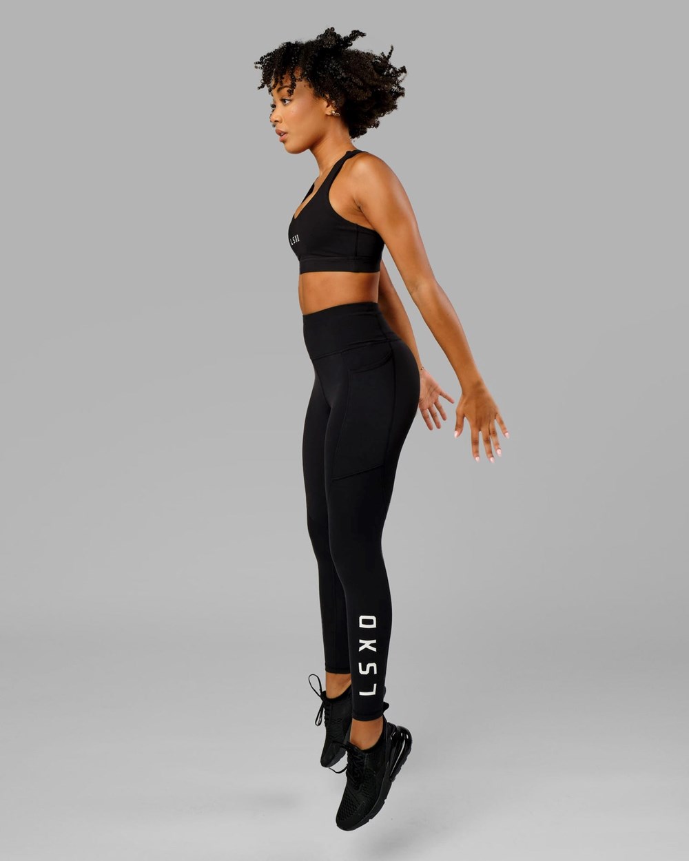 Black / White LSKD Rep Full Length Legging | EW5896423