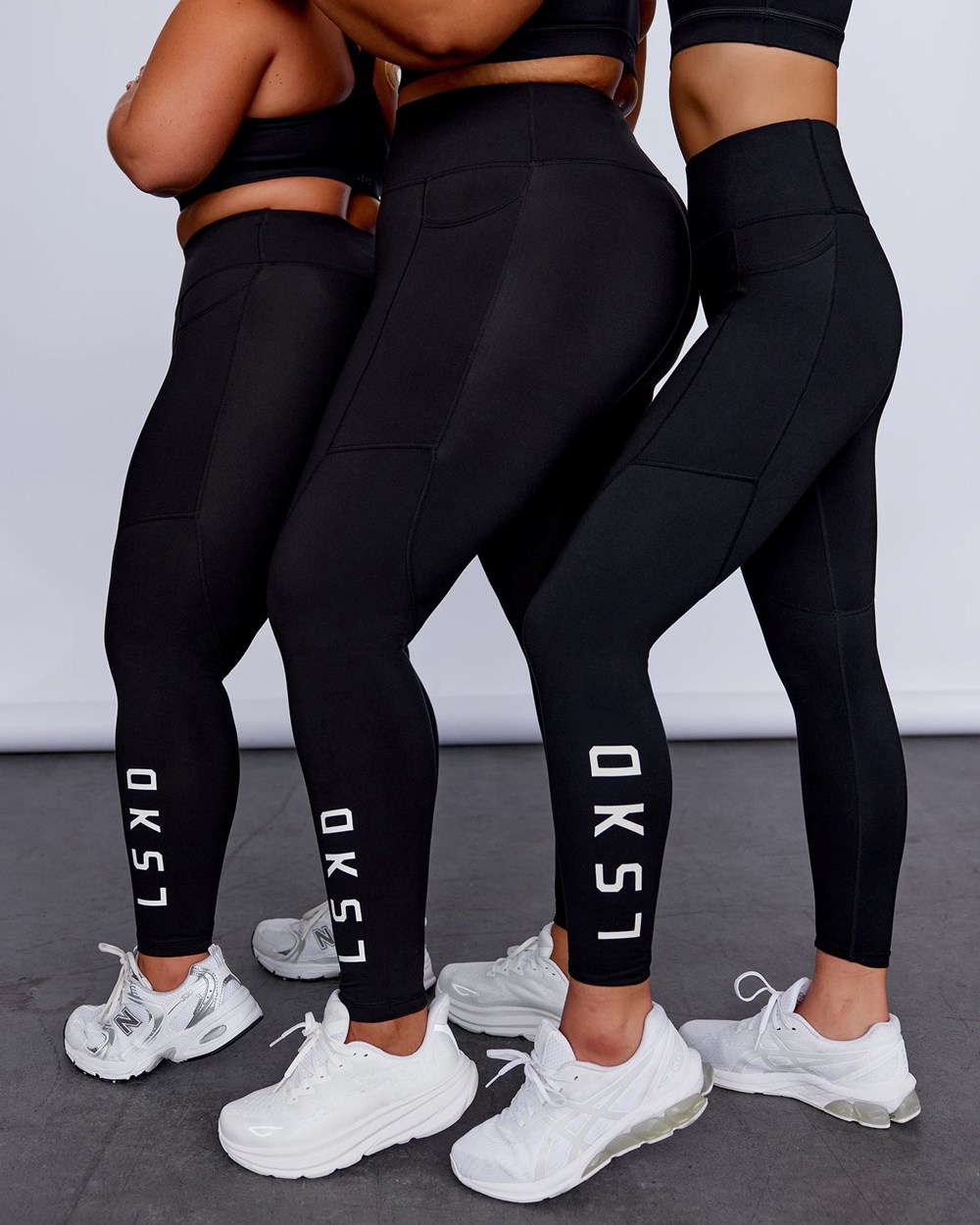 Black / White LSKD Rep Full Length Legging | EW5896423