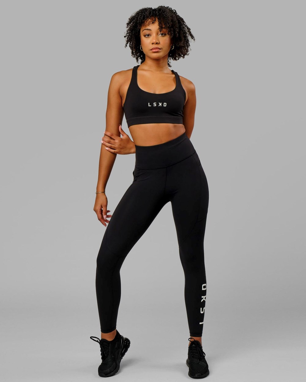 Black / White LSKD Rep Full Length Legging | EW5896423