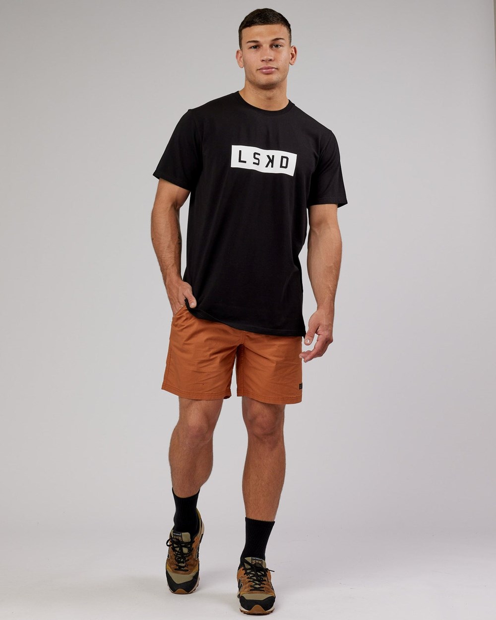 Black / White LSKD Strength FLXCotton Tee | FB5806413