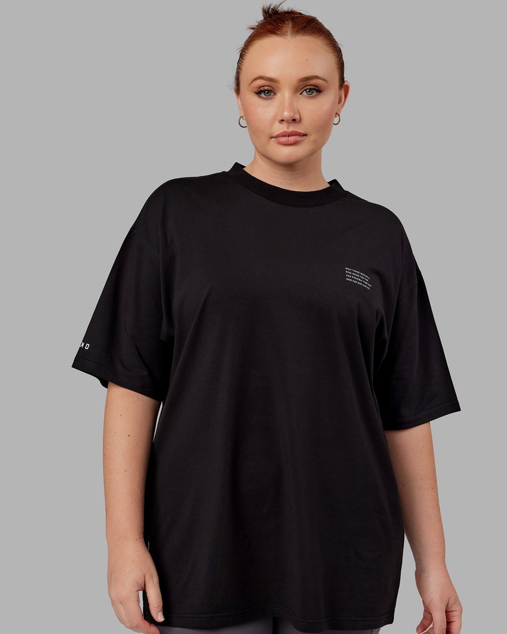 Black / White LSKD Strive FLXCotton Tee Oversize | HT6930241