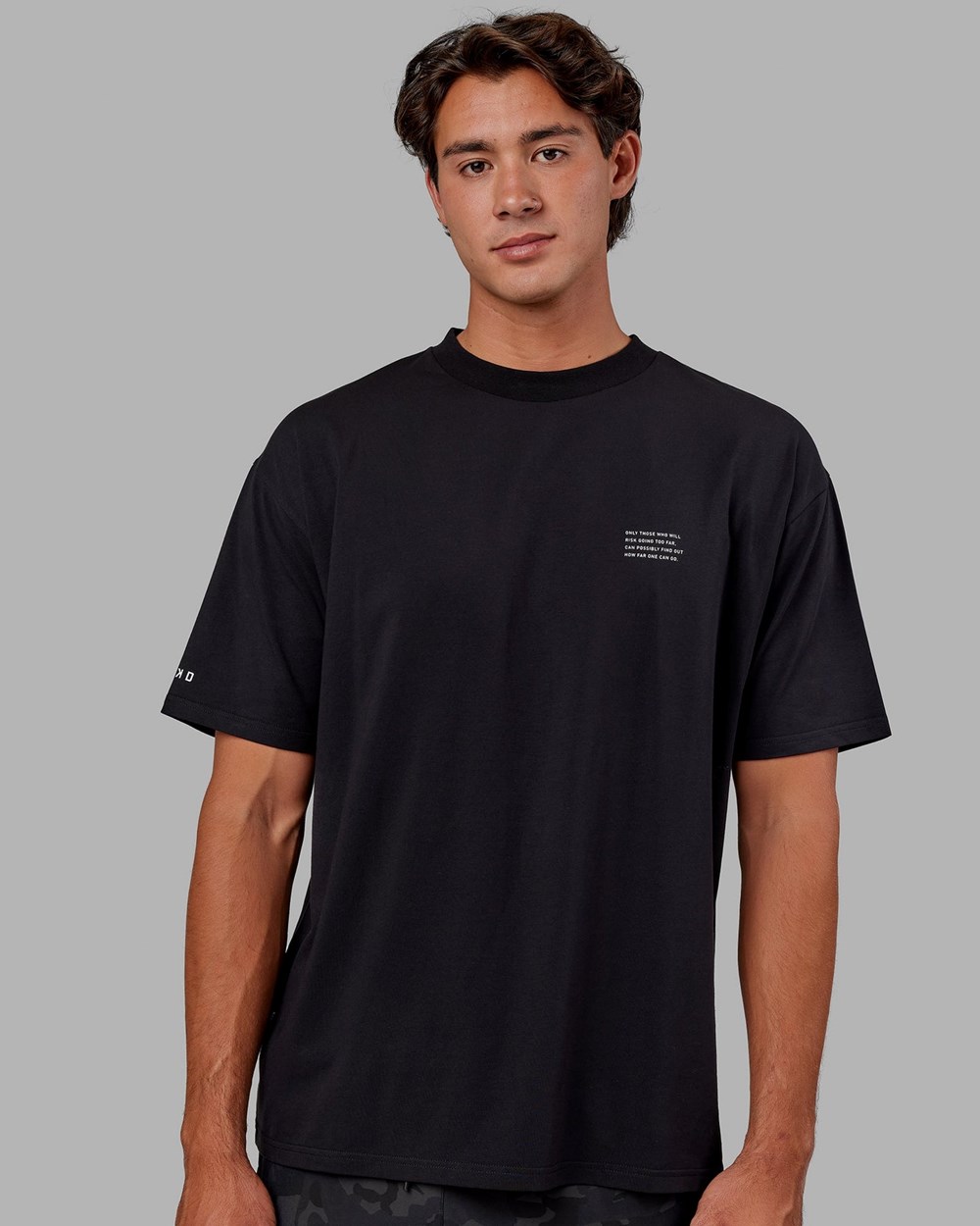 Black / White LSKD Strive FLXCotton Tee Oversize | VT7416892