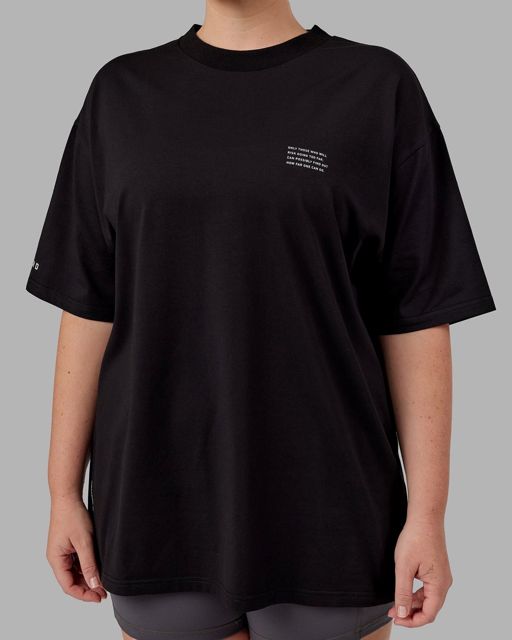 Black / White LSKD Strive FLXCotton Tee Oversize | XP4926071