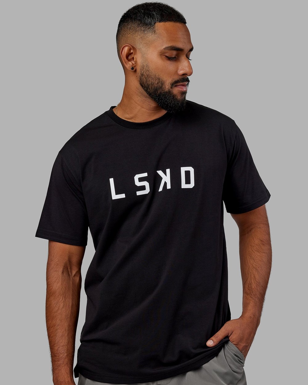 Black / White LSKD Structure Tee | XD6102783