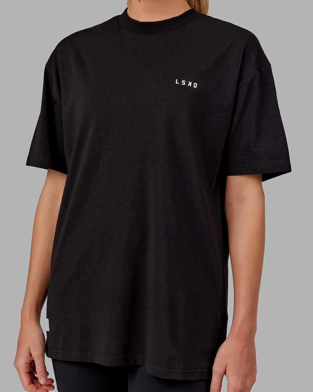 Black / White LSKD VS5 FLXCotton Tee Oversize | ML0613475