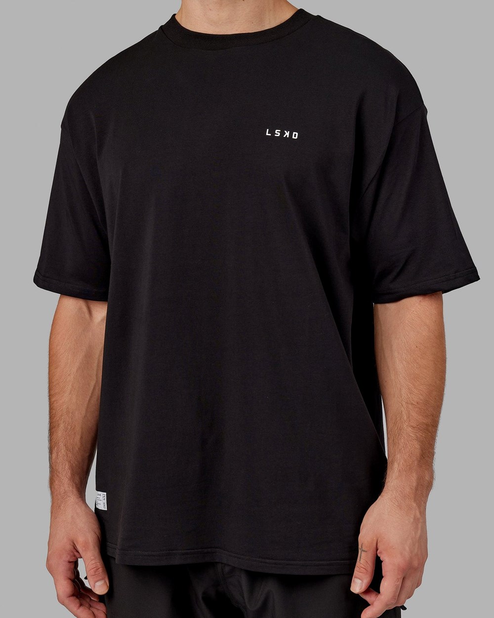 Black / White LSKD VS6 FLXCotton Tee Oversize | CW5468092