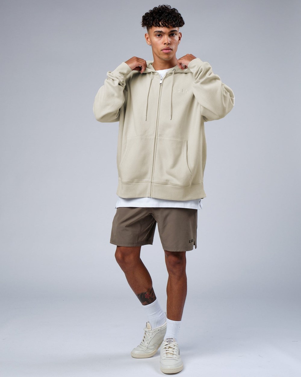 Bone LSKD Elite Zip Hoodie Oversize | WH9451237