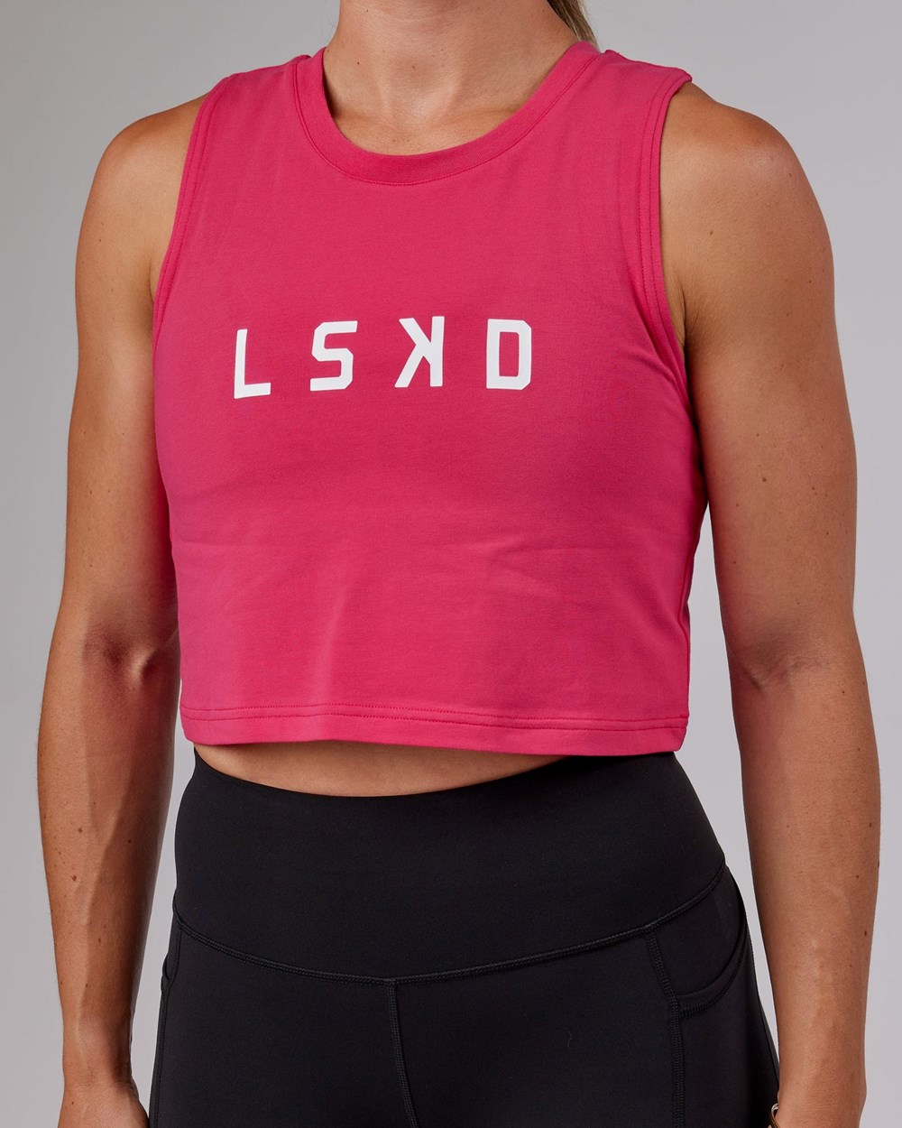 Boysenberry LSKD Agile FLXCotton Tank | QG7032154