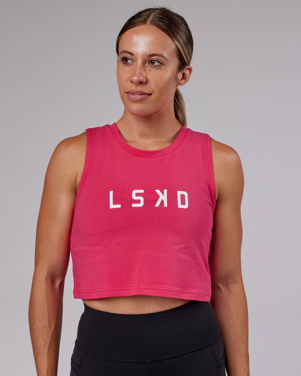 Boysenberry LSKD Agile FLXCotton Tank | QG7032154