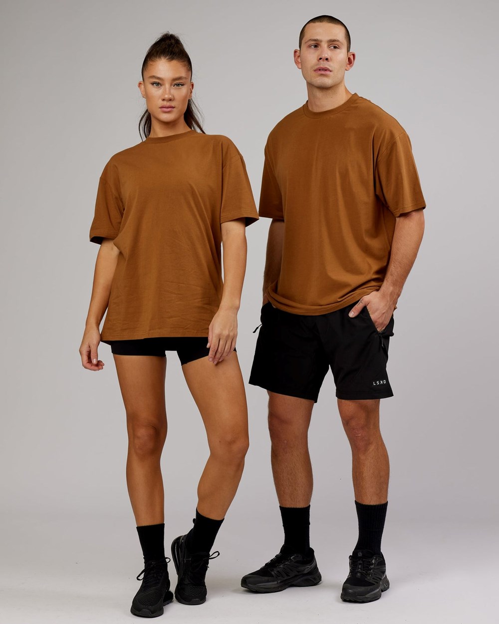 Camel LSKD LTRD FLXCotton Tee Oversize | GU6724831