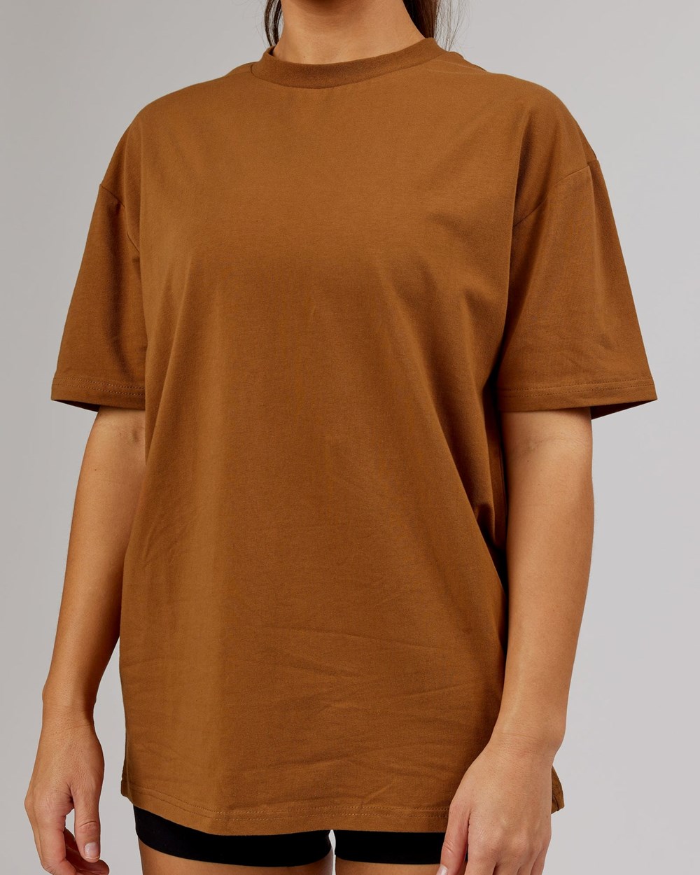 Camel LSKD LTRD FLXCotton Tee Oversize | GU6724831