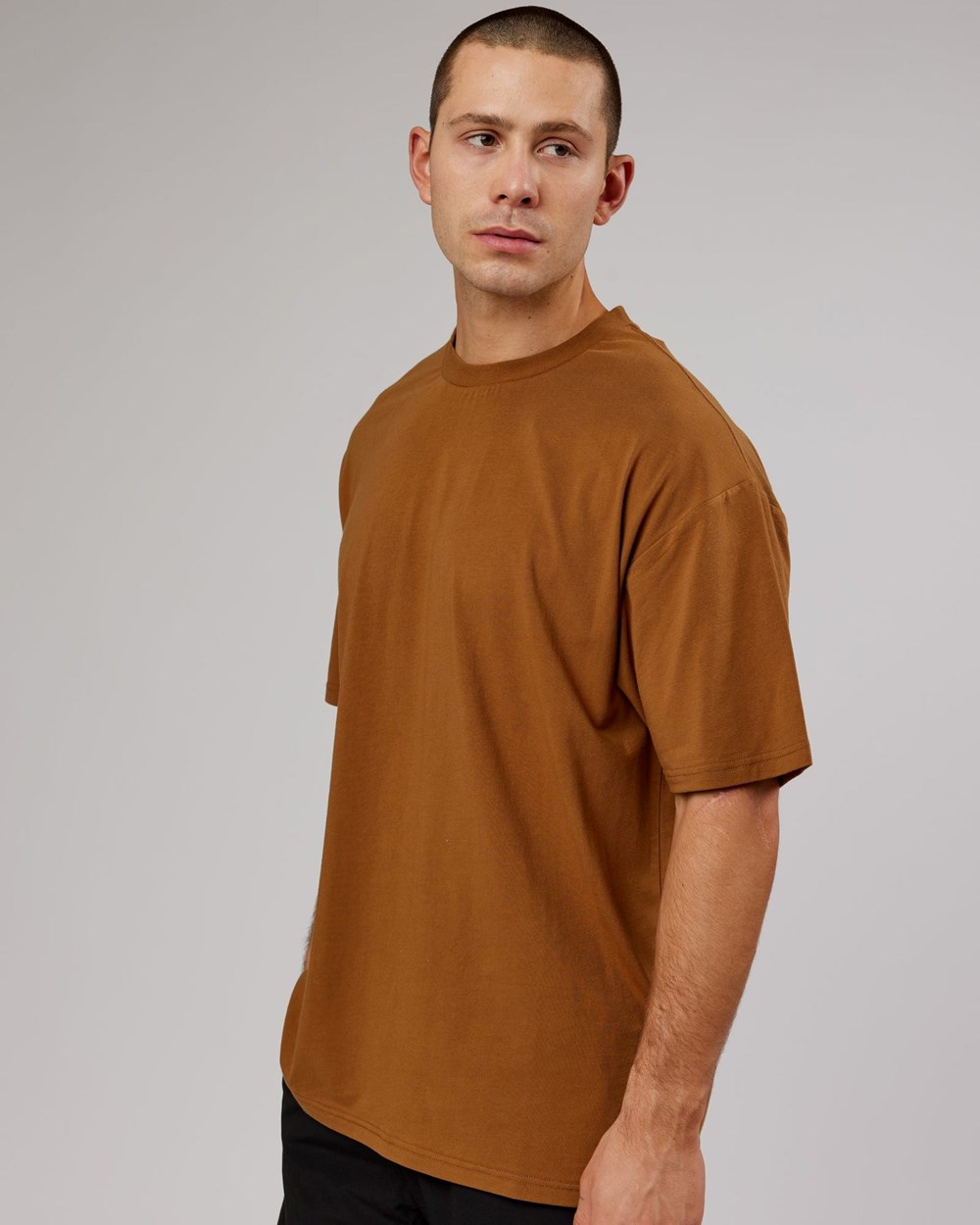 Camel LSKD LTRD FLXCotton Tee Oversize | YA3694052