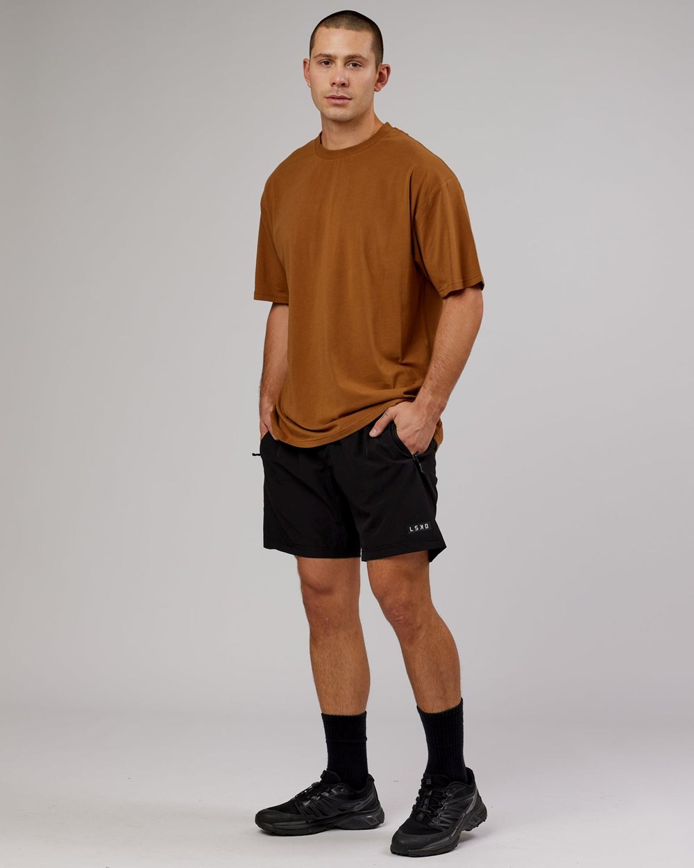 Camel LSKD LTRD FLXCotton Tee Oversize | YA3694052