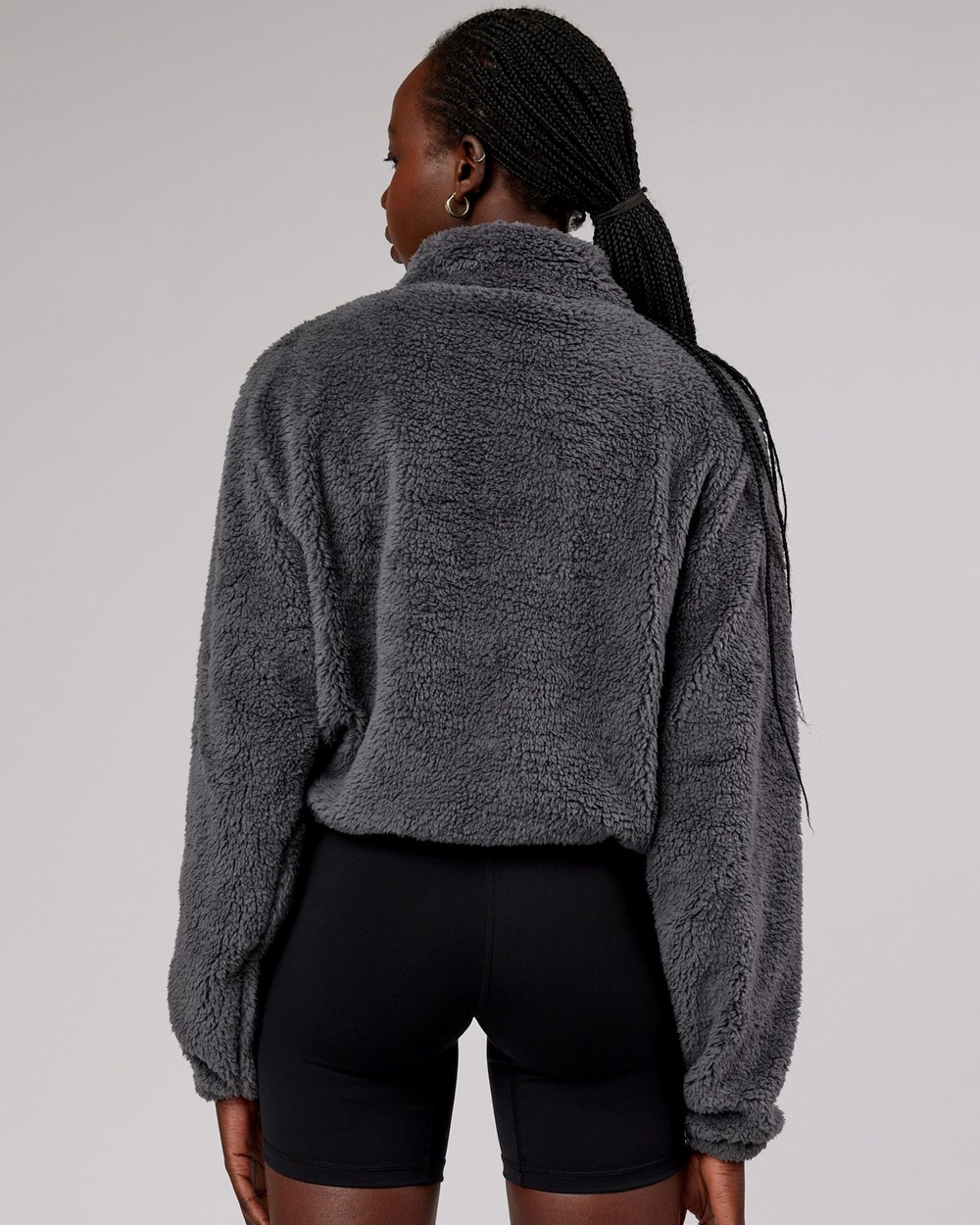 Charcoal LSKD Sherpa Crew | NR3698740