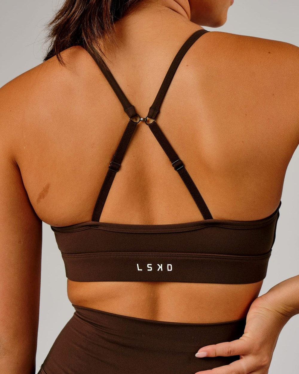 Chocolate LSKD Elixir Sports Bra | BS0851643