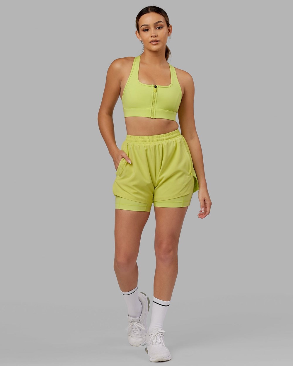 Citrus Green LSKD Challenger Run Short | XQ0854627