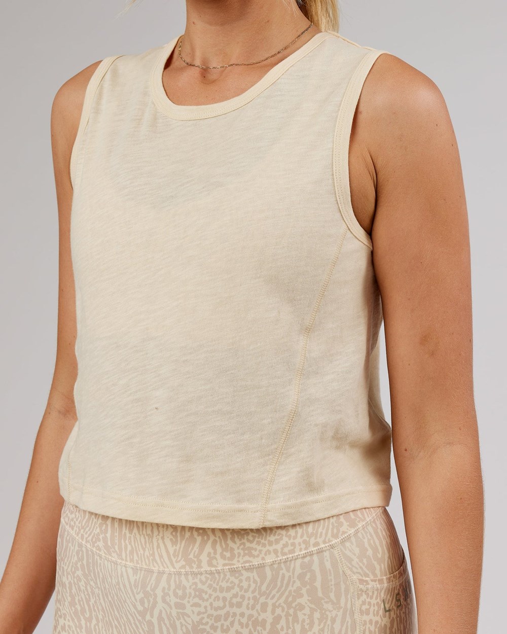 Classic Cream LSKD Elevate Training Tank | JQ5813620