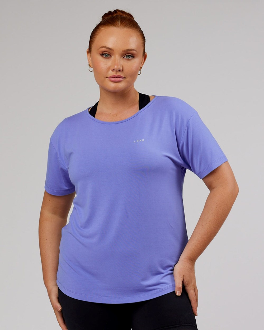 Cornflower Blue LSKD Air Slouch Tee | MT0369528