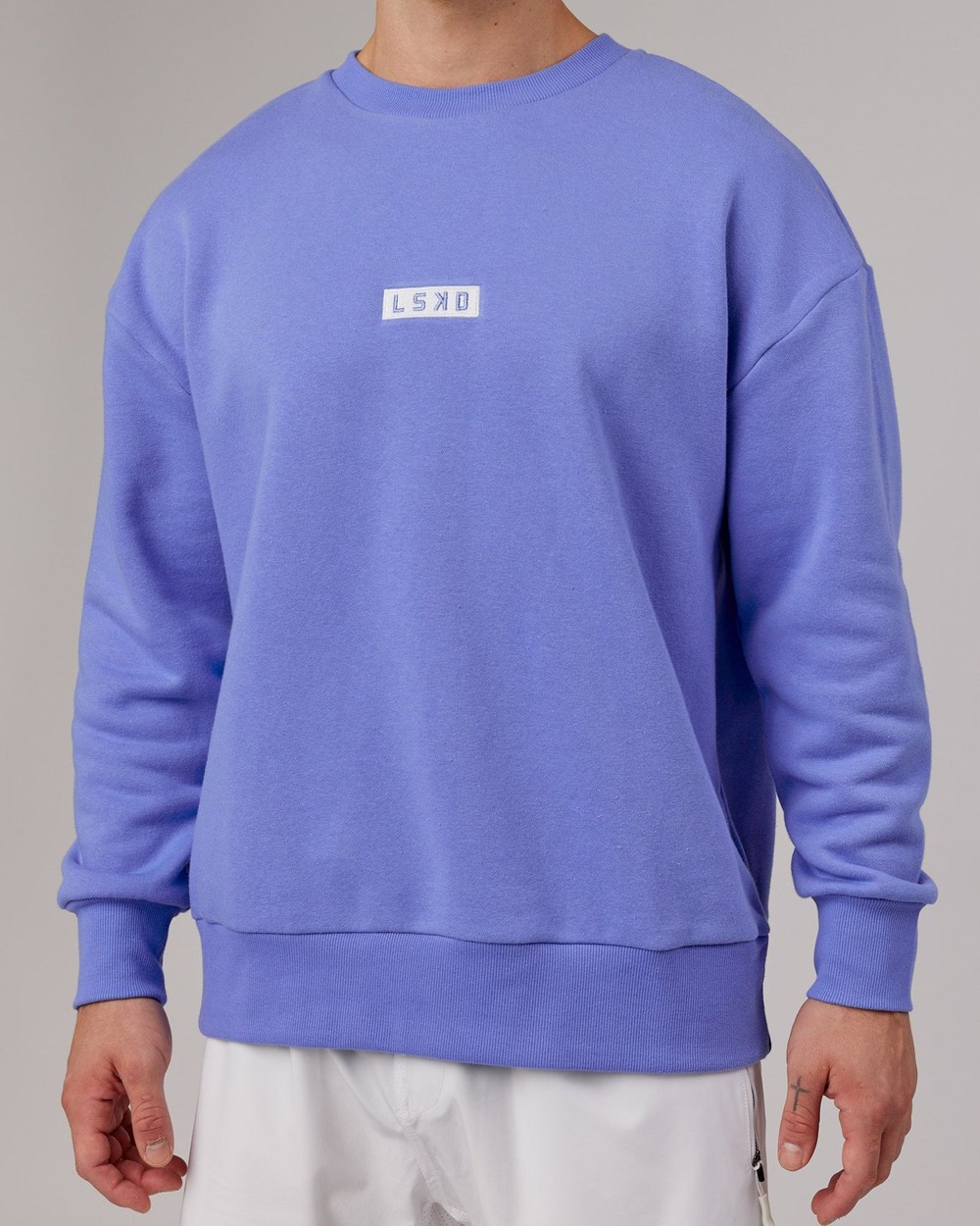 Cornflower Blue LSKD Cornerstone Sweater Oversize | PG4306159