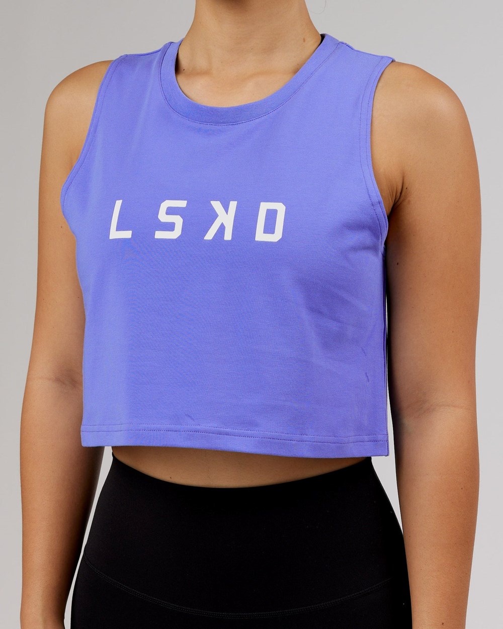 Cornflower Blue / White LSKD Agile FLXCotton Tank | JD9062785