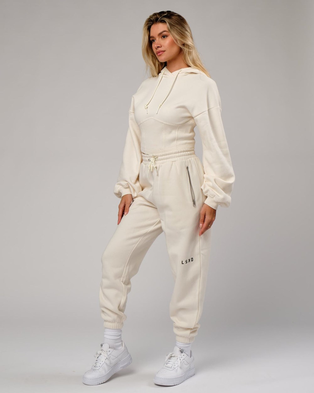 Cream LSKD Becca Jogger | LJ3407985