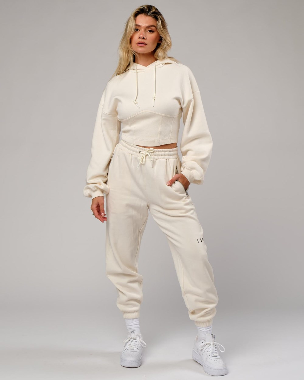 Cream LSKD Becca Jogger | LJ3407985