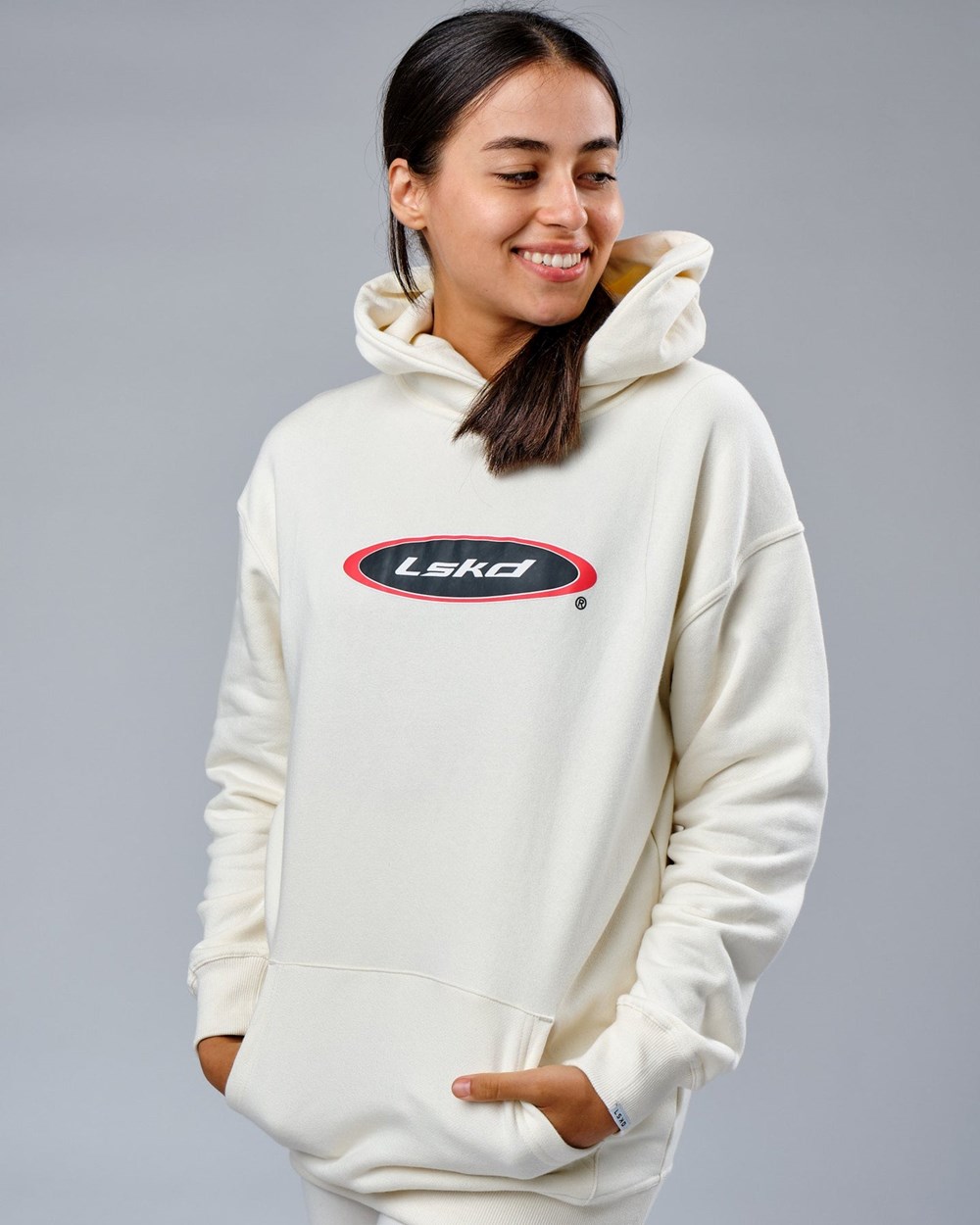 Cream LSKD Circa 2003 Oversize Hoodie | DU2634780