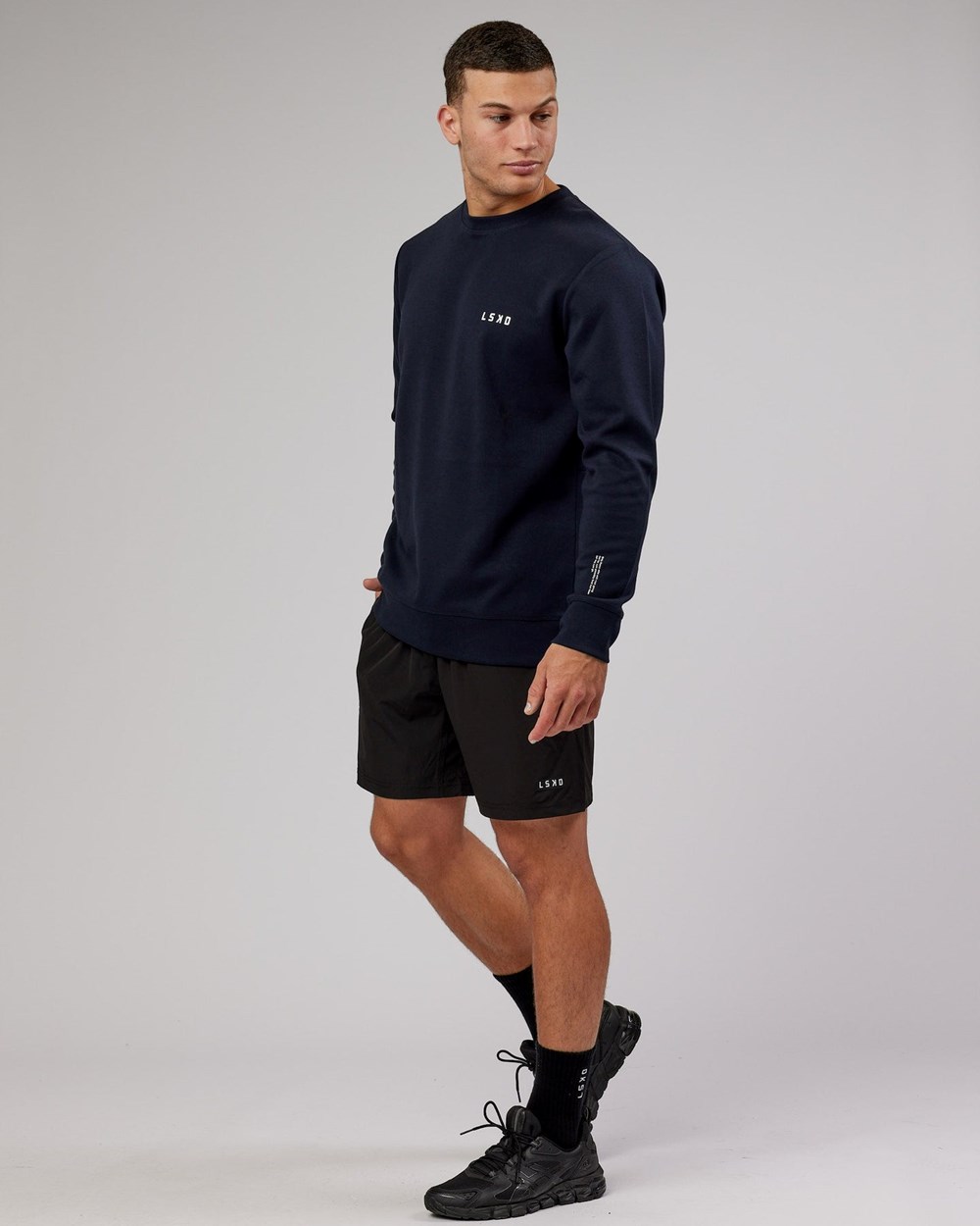 Dark Navy LSKD Athlete ForgedFleece Sweater | FD0256471