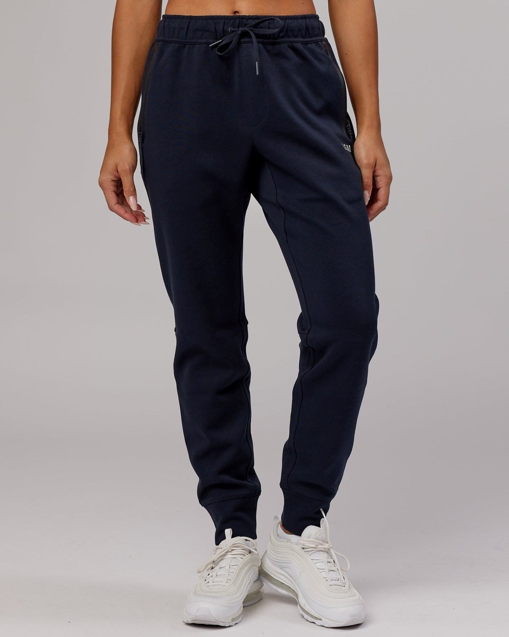 Dark Navy LSKD Womens Athlete ForgedFleece Trackpant | QC9304571