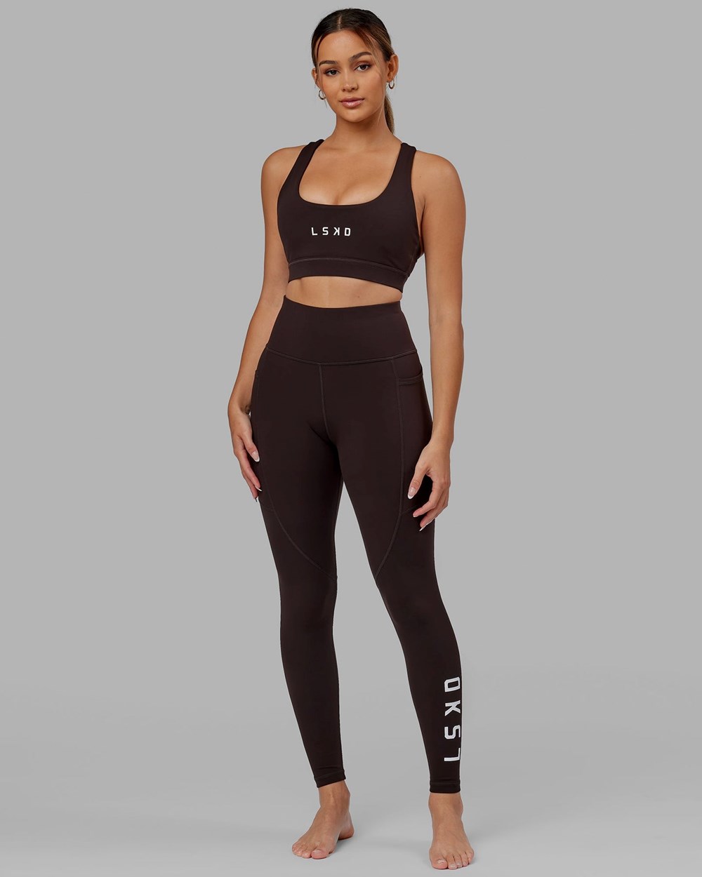 Dark Walnut LSKD Rep Full Length Legging | BD9806453