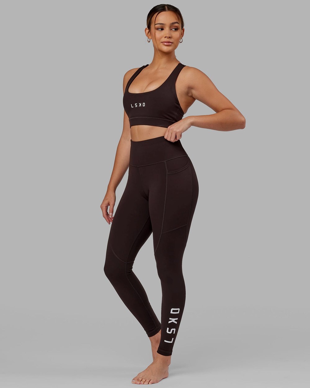 Dark Walnut LSKD Rep Full Length Legging | BD9806453