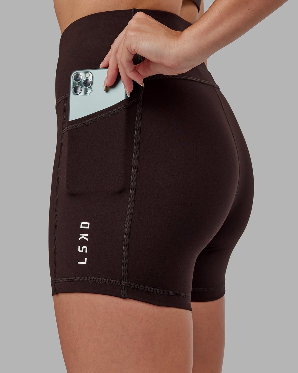 Dark Walnut LSKD Rep X-Length Bike Short | KB9217546