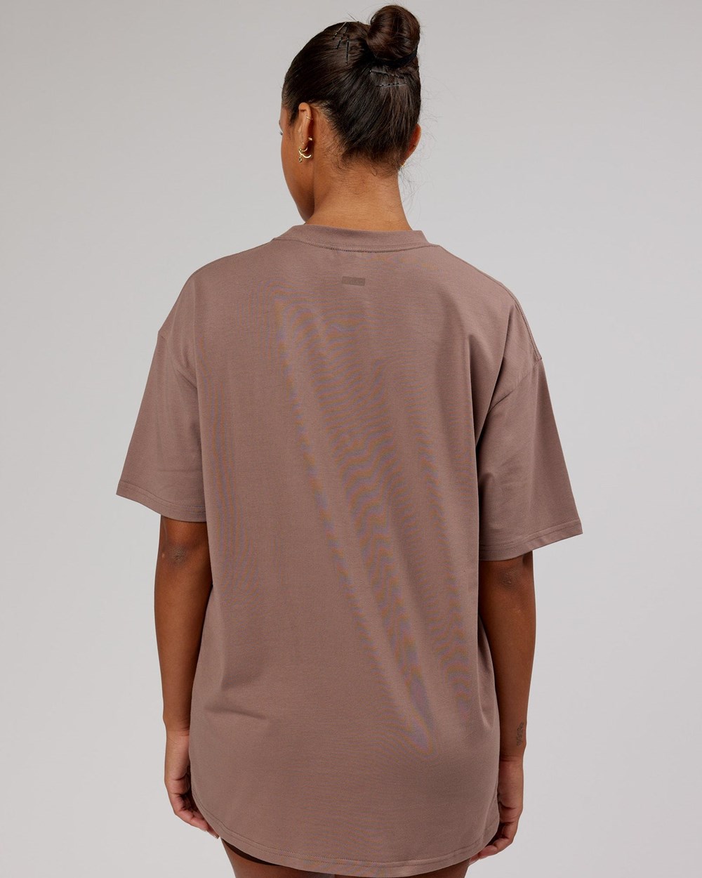 Deep Taupe LSKD Iconic FLXCotton Tee Oversize | IS3125874