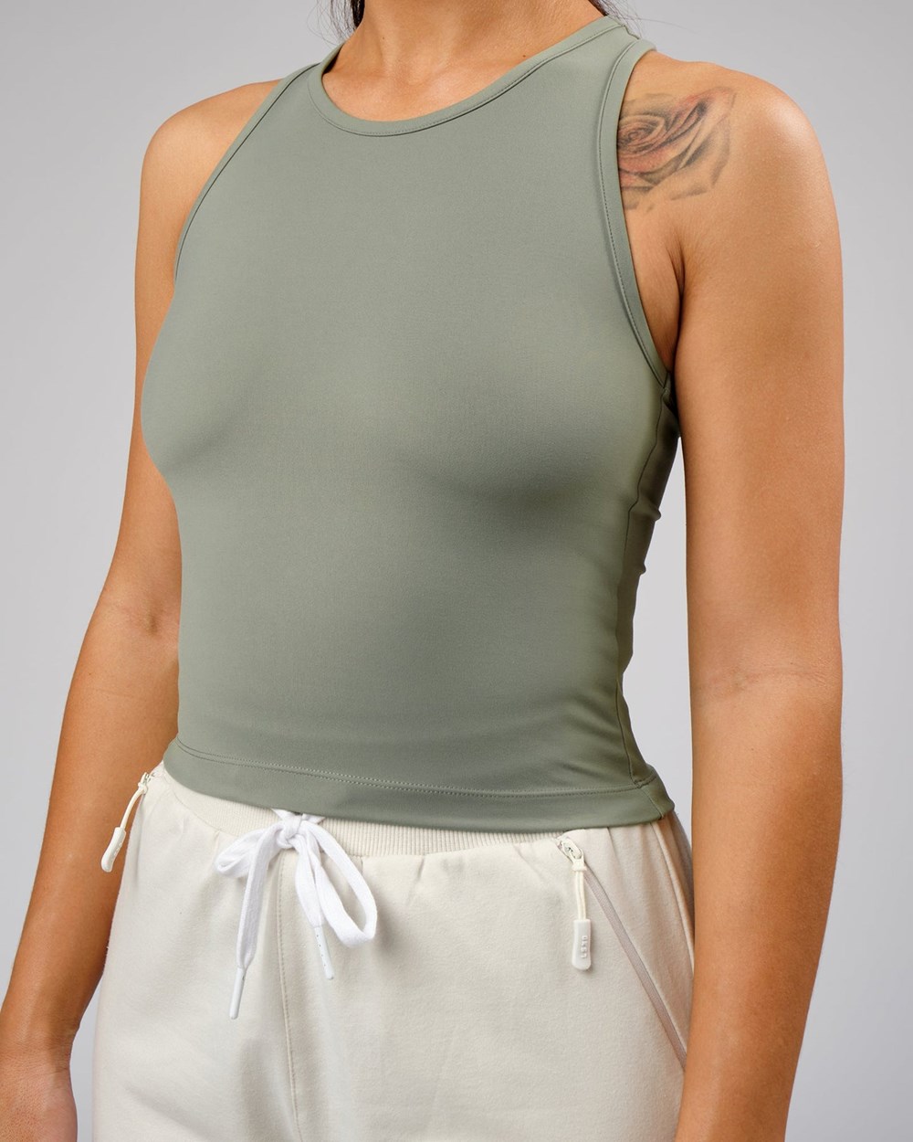 Dusty Olive LSKD Flow Performance Tank | MK2573961