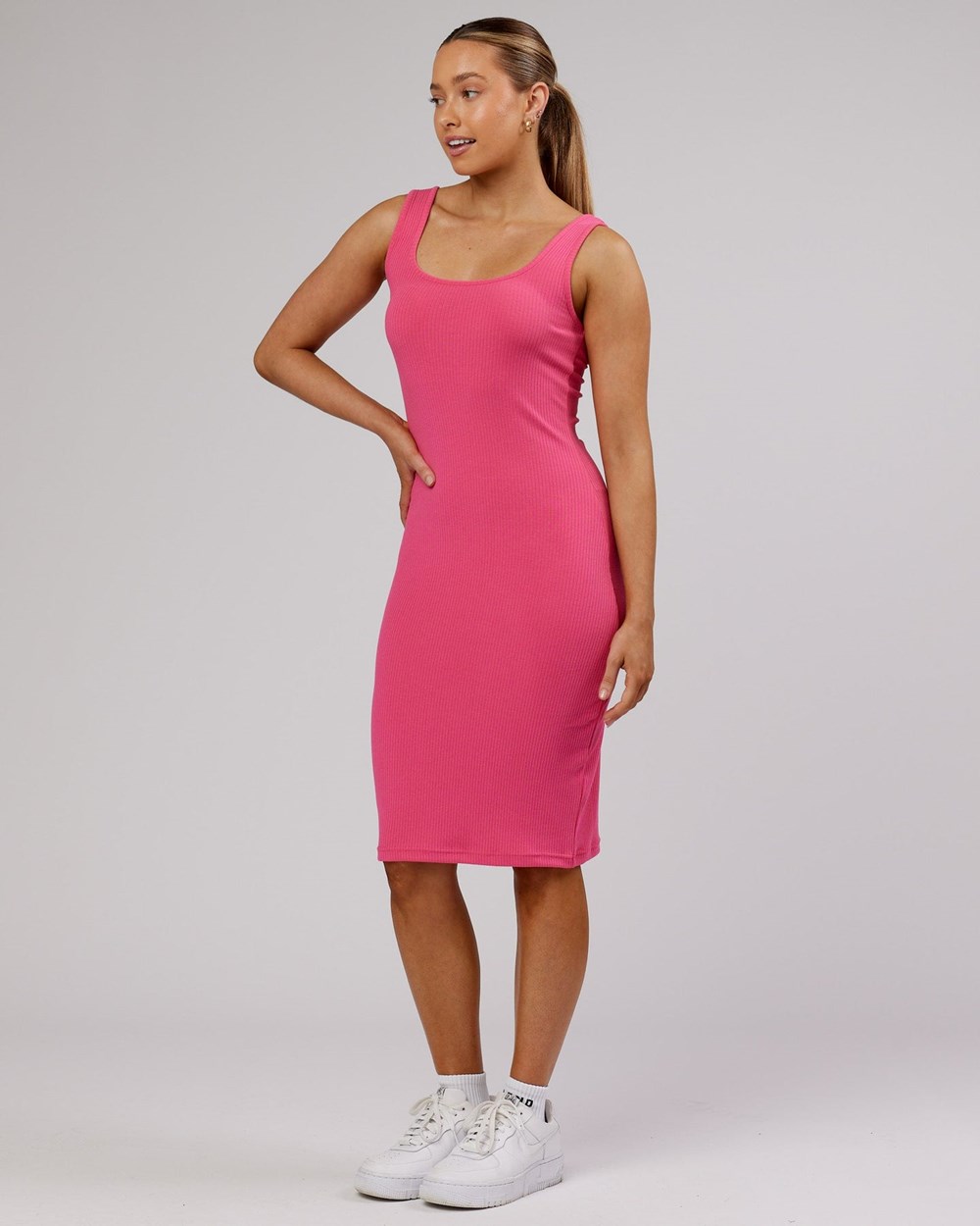 Flamingo LSKD Rory Ribbed Dress | CZ9081672