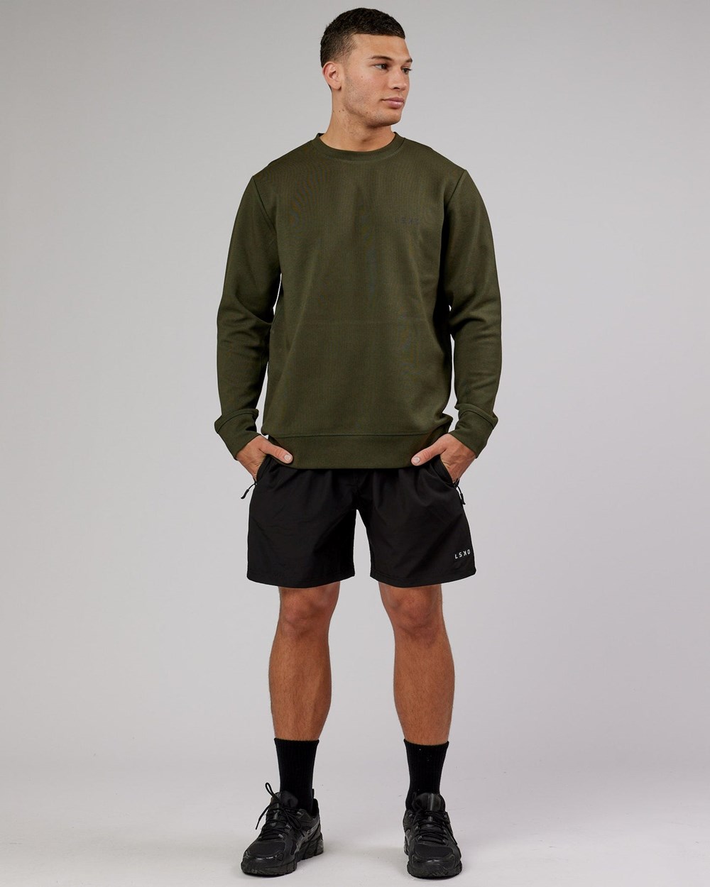 Forest Night LSKD Athlete ForgedFleece Sweater | TY0697348