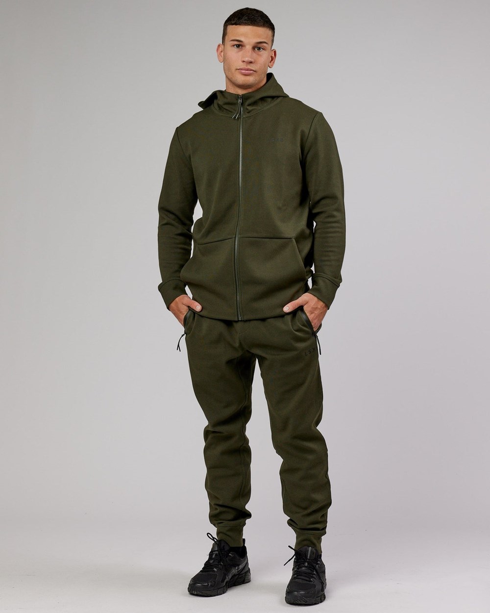 Forest Night LSKD Athlete ForgedFleece Zip Jogger | CB7193428