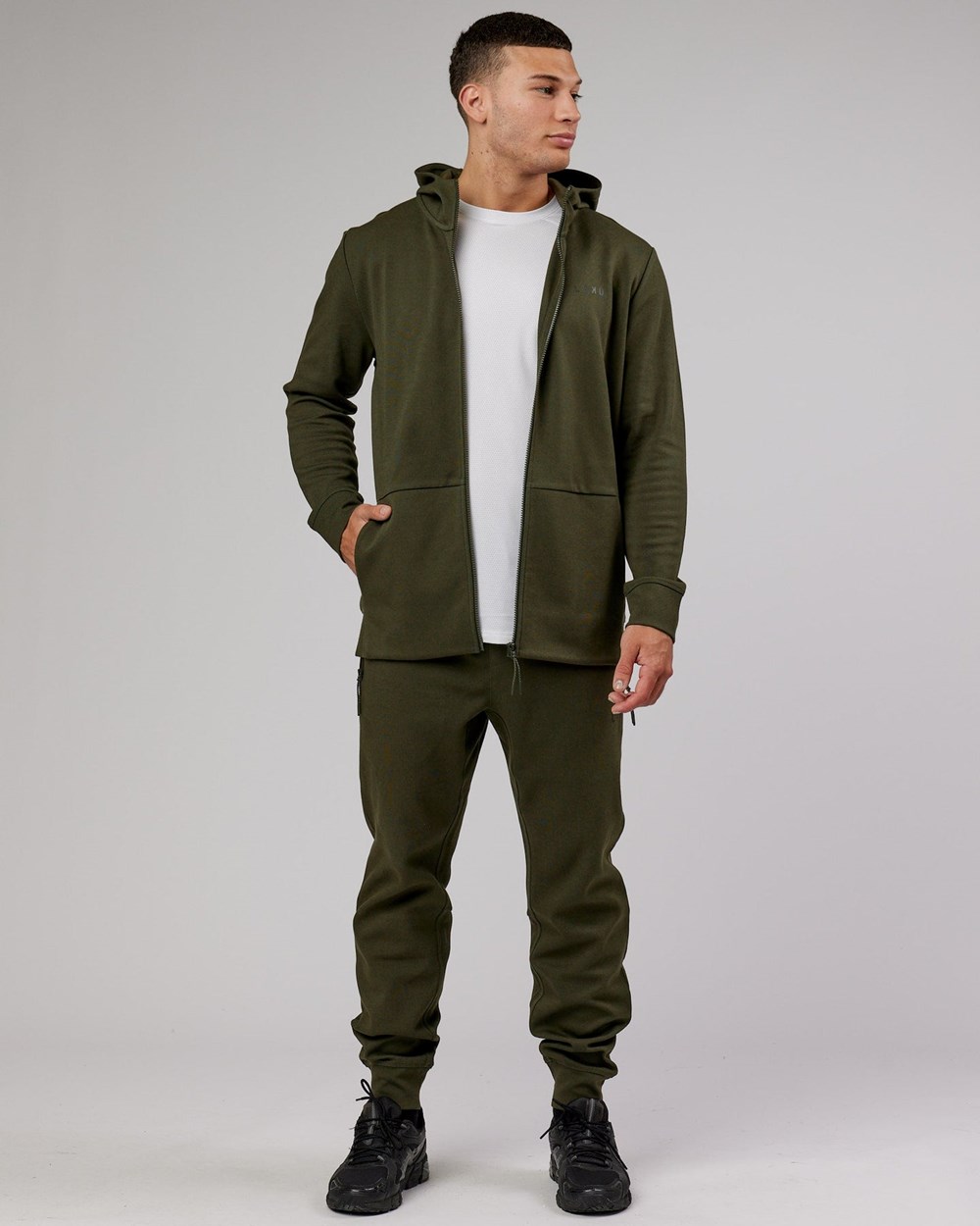 Forest Night LSKD Athlete ForgedFleece Zip Jogger | CB7193428