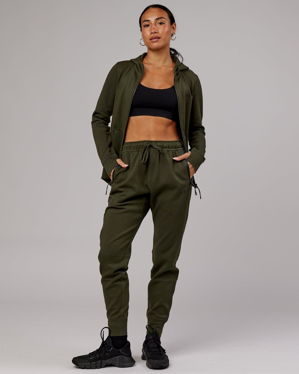 Forest Night LSKD Womens Athlete ForgedFleece Trackpant | MG6047852