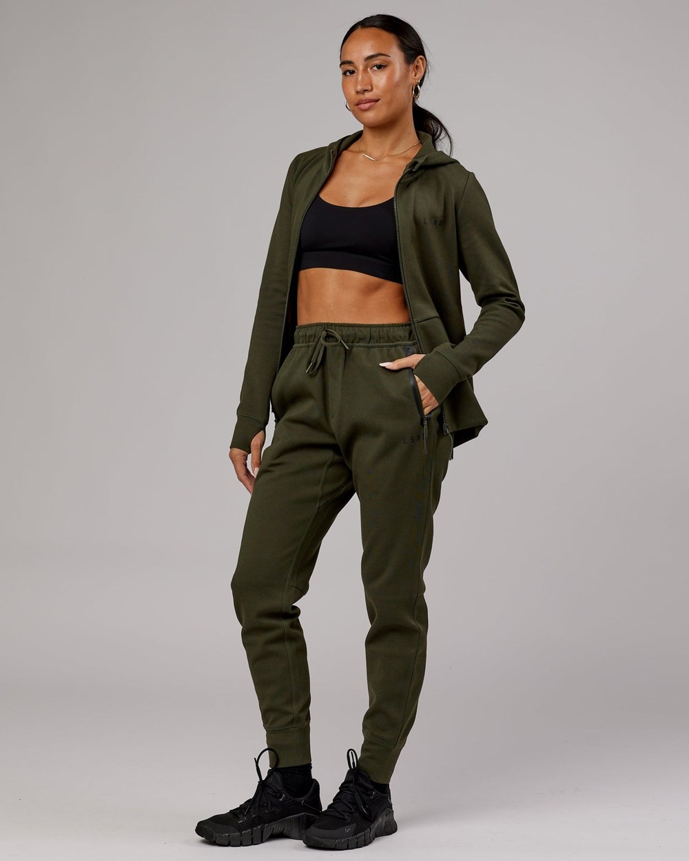 Forest Night LSKD Womens Athlete ForgedFleece Trackpant | MG6047852