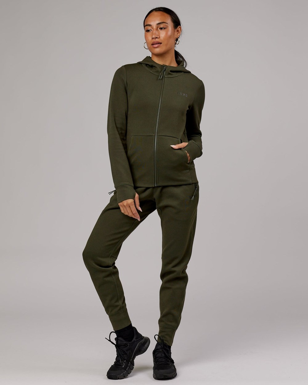 Forest Night LSKD Womens Athlete ForgedFleece Trackpant | MG6047852