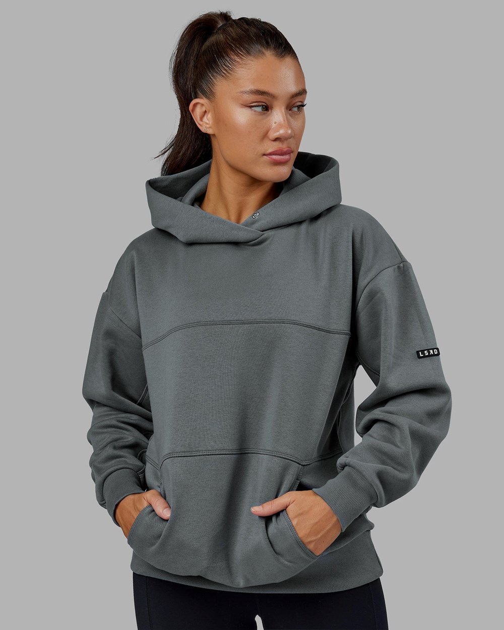 Graphite LSKD Lab Hoodie Oversize | XC3718026