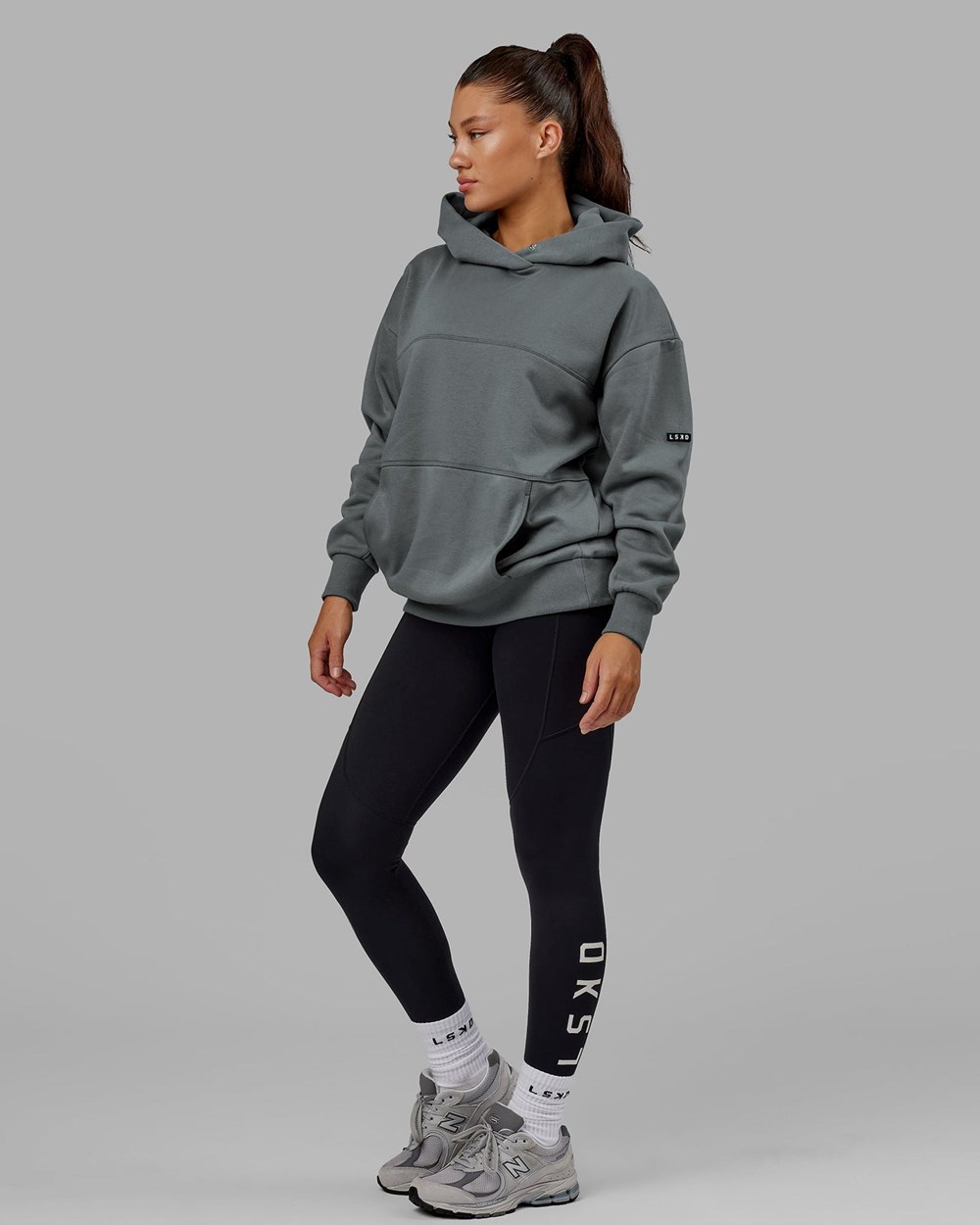 Graphite LSKD Lab Hoodie Oversize | XC3718026